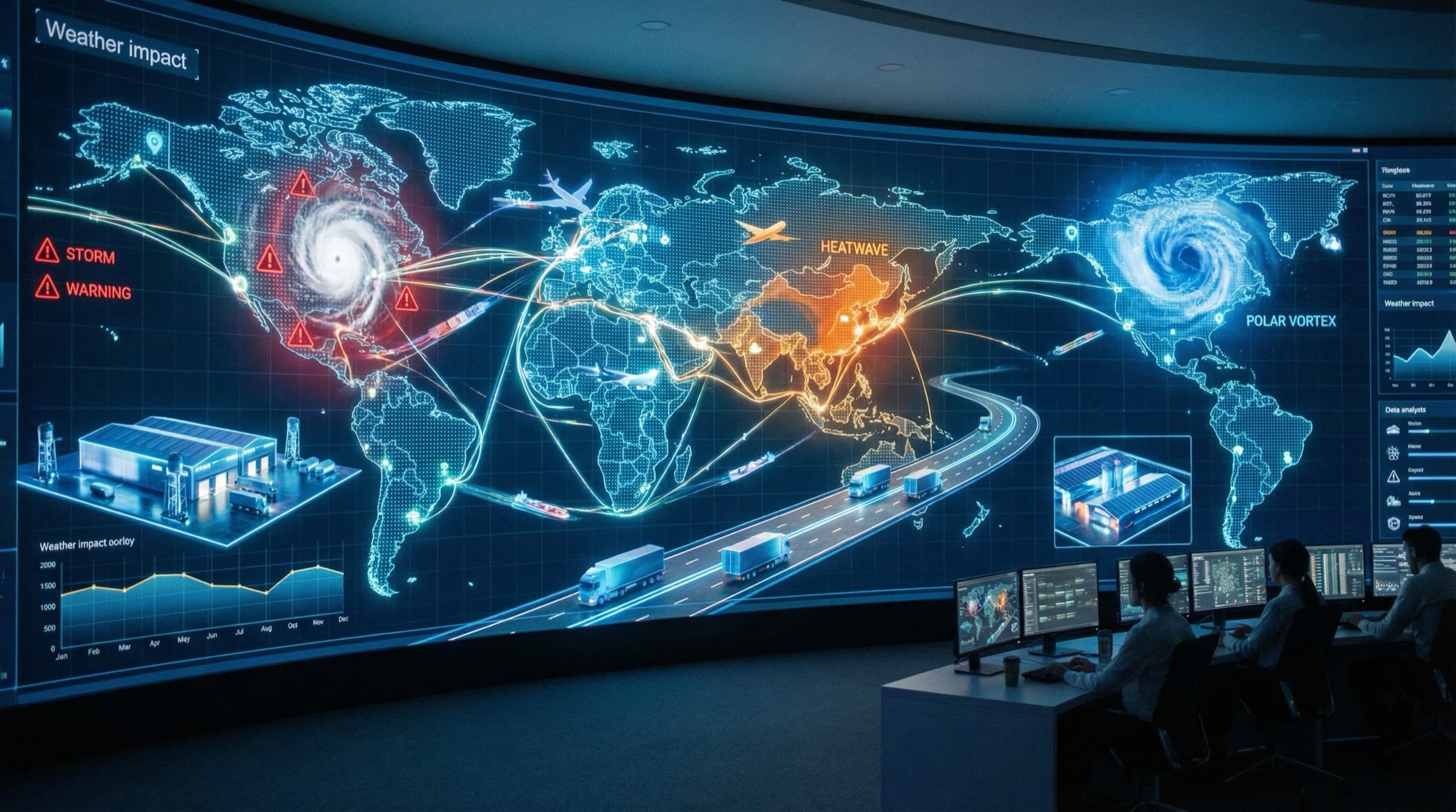 Logistics hero background